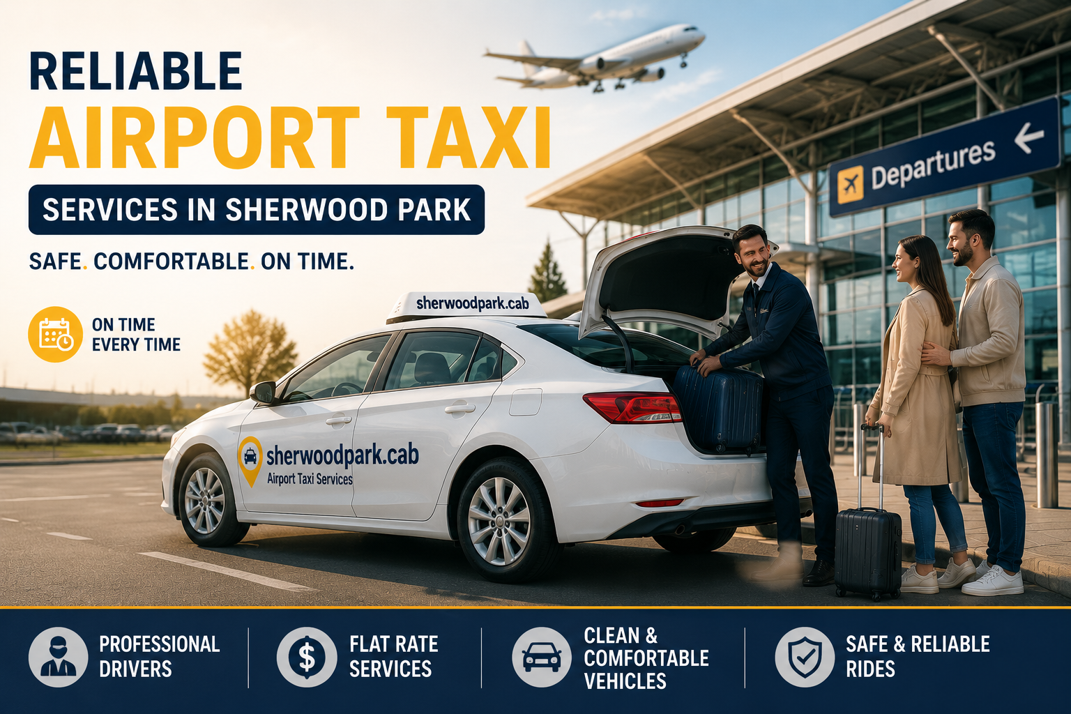 Why Travelers Choose sherwoodpark.cab for Airport Taxi Services